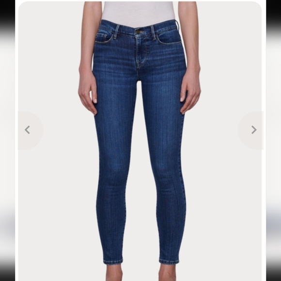 Frame Denim Denim - Frame La Skinny De Jeanne Denim Jean Sz 30 Mid-Rise Stretch